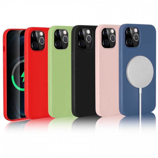 Apple iPhone 12 Pro Max Kılıf Zore Silksafe Wireless Kapak Apple iPhone 12 Pro Max Kılıf Zore Silksafe Wireless Kapak
