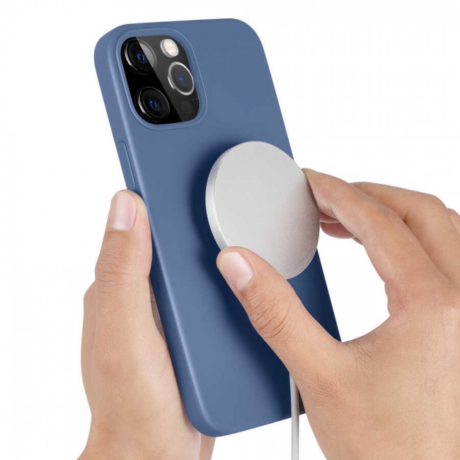 Apple iPhone 12 Pro Max Kılıf Zore Silksafe Wireless Kapak Apple iPhone 12 Pro Max Kılıf Zore Silksafe Wireless Kapak