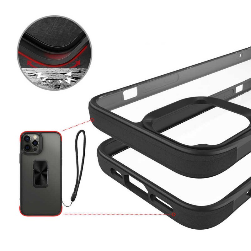 Bal-z Apple iPhone 12 Pro Max Kılıf  V-Bax Kapak