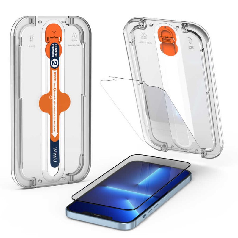 Bal-z Apple iPhone 12 Pro Max Wiwu Easy İnstall iVista Super Hardness Ekran Koruyucu