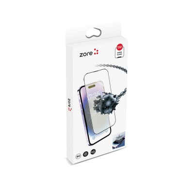 Bal-z Apple iPhone 12 Pro Max  Hizalama Aparatlı Hadid Glass Cam Ekran Koruyucu