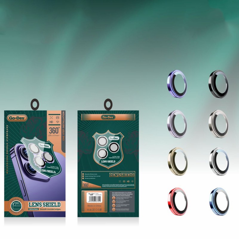 Bal-z Apple iPhone 13 Go Des CL-10 Kamera Lens Koruyucu