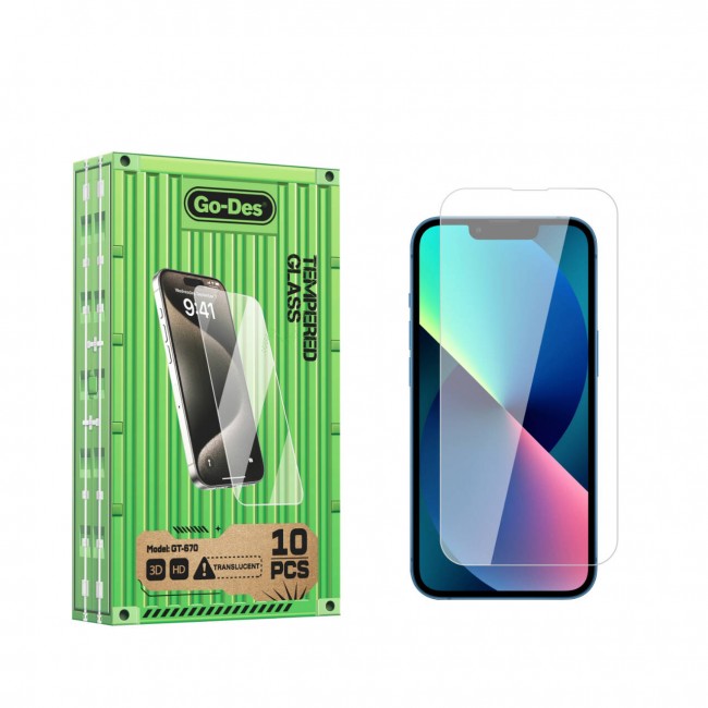Apple iPhone 13 Go Des Parmak İzi Bırakmayan 9H Oleofobik Bom Glass Ekran Koruyucu 10'lu Paket Apple iPhone 13 Go Des Parmak İzi Bırakmayan 9H Oleofobik Bom Glass Ekran Koruyucu 10'lu Paket
