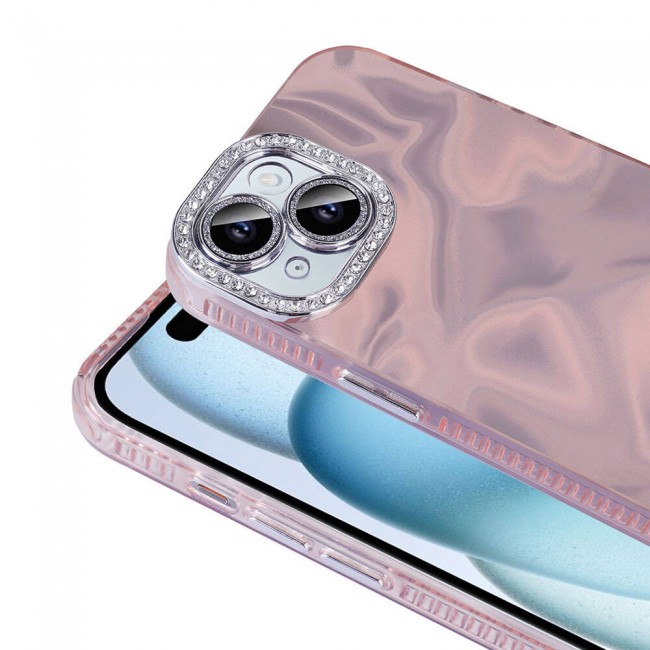 Apple iPhone 13 Kılıf Airbagli Parlak Taş Detay Tasarımlı Zore Esila Kapak Apple iPhone 13 Kılıf Airbagli Parlak Taş Detay Tasarımlı Zore Esila Kapak