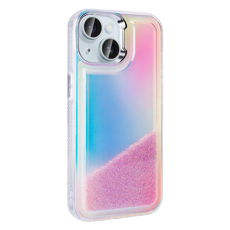 Bal-z Apple iPhone 13 Kılıf Airbagli Renkli Arka Yüzey Boncuk Tasarımlı Zore Kumul Kapak