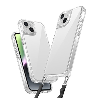 Bal-z Apple iPhone 13 Kılıf Airbagli Takılabilir Askı Aparatlı Zore Snap Silikon Kapak