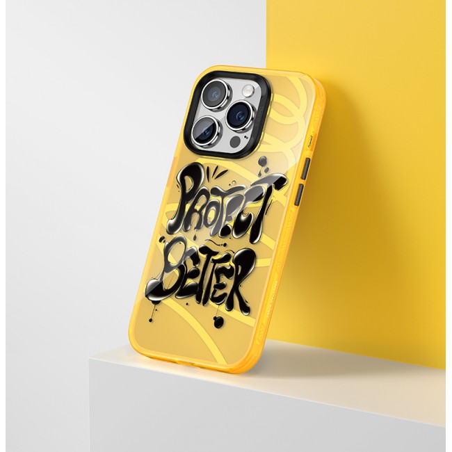 Apple iPhone 13 Kılıf Airbagli TPU Yazı Temalı Benks Dynamic New Kapak Apple iPhone 13 Kılıf Airbagli TPU Yazı Temalı Benks Dynamic New Kapak