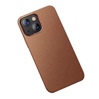 Bal-z Apple iPhone 13 Kılıf Benks Magnetic Hakiki Deri Kılıf