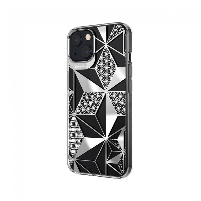 Apple iPhone 13 Kılıf Çift IMD Baskılı Lisanslı Switcheasy Artist Asanoha Kapak Apple iPhone 13 Kılıf Çift IMD Baskılı Lisanslı Switcheasy Artist Asanoha Kapak
