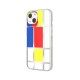 Apple iPhone 13 Kılıf Çift IMD Baskılı Lisanslı Switcheasy Artist Mondrian Kapak Apple iPhone 13 Kılıf Çift IMD Baskılı Lisanslı Switcheasy Artist Mondrian Kapak