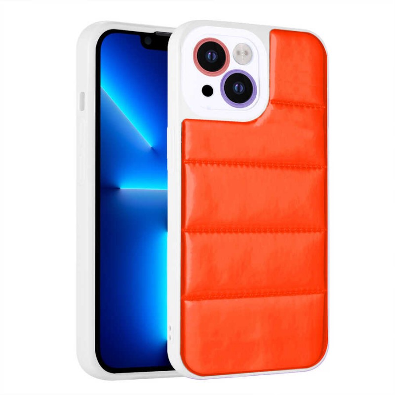 Bal-z Apple iPhone 13 Kılıf Kamera Korumalı Airbagli Renkli  Seksek Kapak