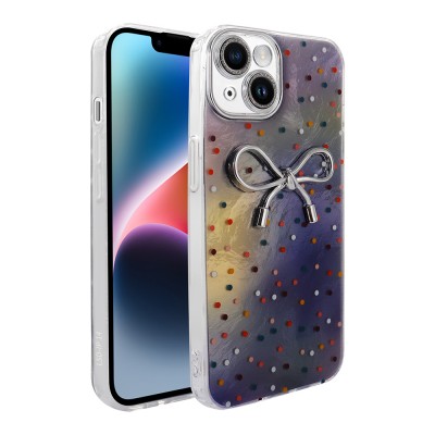 Bal-z Apple iPhone 13 Kılıf Kamera Korumalı Figürlü Zore Ponti Silikon Kapak