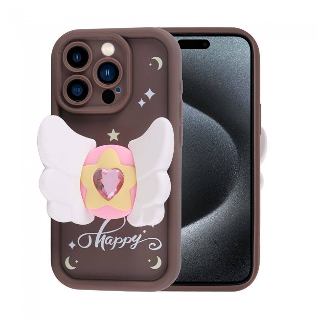 Apple iPhone 15 Pro Max Kılıf Kamera Korumalı Figür Tasarımlı Zore Kapya Kapak Apple iPhone 15 Pro Max Kılıf Kamera Korumalı Figür Tasarımlı Zore Kapya Kapak