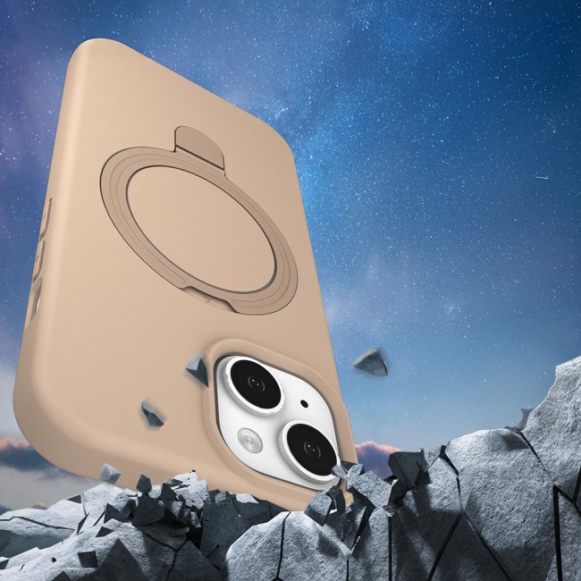 Apple iPhone 13 Kılıf M-safe Şarj Özellikli Standlı Zore Samara Kapak Apple iPhone 13 Kılıf M-safe Şarj Özellikli Standlı Zore Samara Kapak