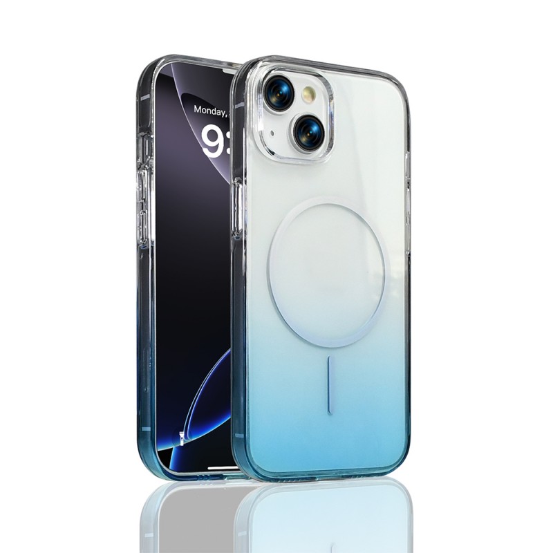 Bal-z Apple iPhone 13 Kılıf M-Safe Şarj Özellikli  Septik Silikon Kapak