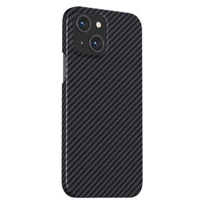 Bal-z Apple iPhone 13 Kılıf M-safe Özellikli Karbon Fiber Benks Essential Kevlar Kapak