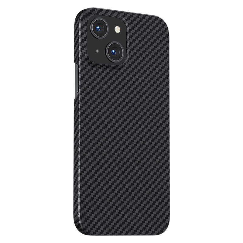 Bal-z Apple iPhone 13 Kılıf M-safe Özellikli Karbon Fiber Benks Essential Kevlar Kapak