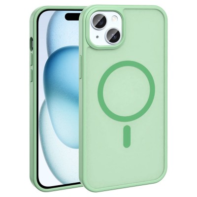 Bal-z Apple iPhone 13 Kılıf M-safe Şarj Özellikli Mat Arka Yüzey  Sio Kapak