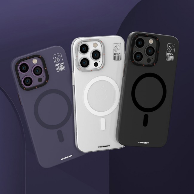 Apple iPhone 13 Kılıf Magsafe Şarj Özellikli Standlı YoungKit Hermit Bracket Serisi Kapak Apple iPhone 13 Kılıf Magsafe Şarj Özellikli Standlı YoungKit Hermit Bracket Serisi Kapak