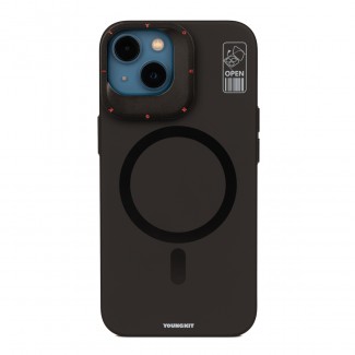 Apple iPhone 13 Kılıf M-safe Şarj Özellikli Standlı YoungKit Hermit Bracket Serisi Kapak Apple iPhone 13 Kılıf M-safe Şarj Özellikli Standlı YoungKit Hermit Bracket Serisi Kapak
