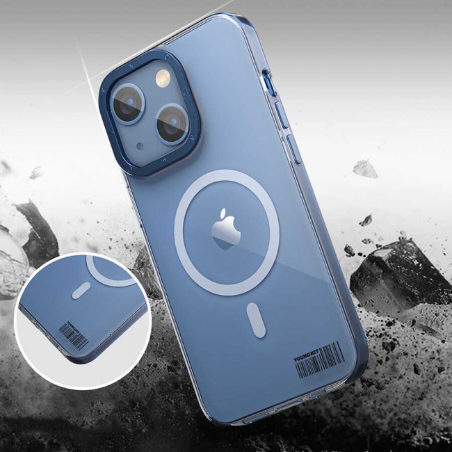 Apple iPhone 13 Kılıf Magsafe Şarj Özellikli Youngkit Coloured Glaze Serisi Kapak Apple iPhone 13 Kılıf Magsafe Şarj Özellikli Youngkit Coloured Glaze Serisi Kapak