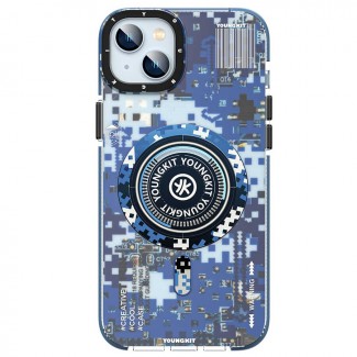 Apple iPhone 13 Kılıf M-safe Şarj Özellikli YoungKit Kamuflaj Serisi Kapak Apple iPhone 13 Kılıf M-safe Şarj Özellikli YoungKit Kamuflaj Serisi Kapak