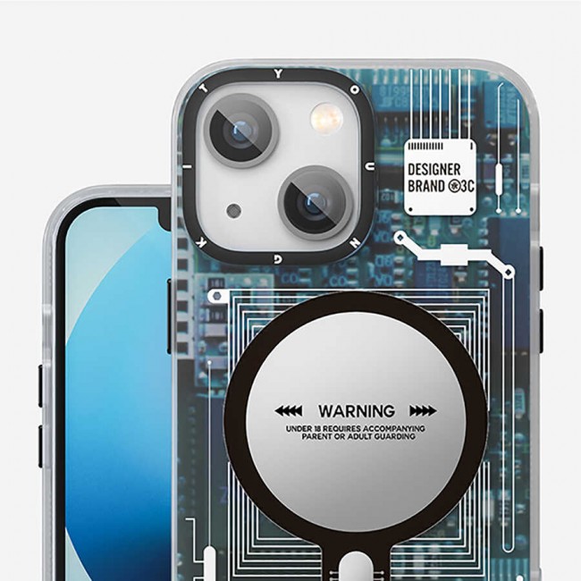 Apple iPhone 13 Kılıf Magsafe Şarj Özellikli YoungKit Technology Serisi Kapak Apple iPhone 13 Kılıf Magsafe Şarj Özellikli YoungKit Technology Serisi Kapak