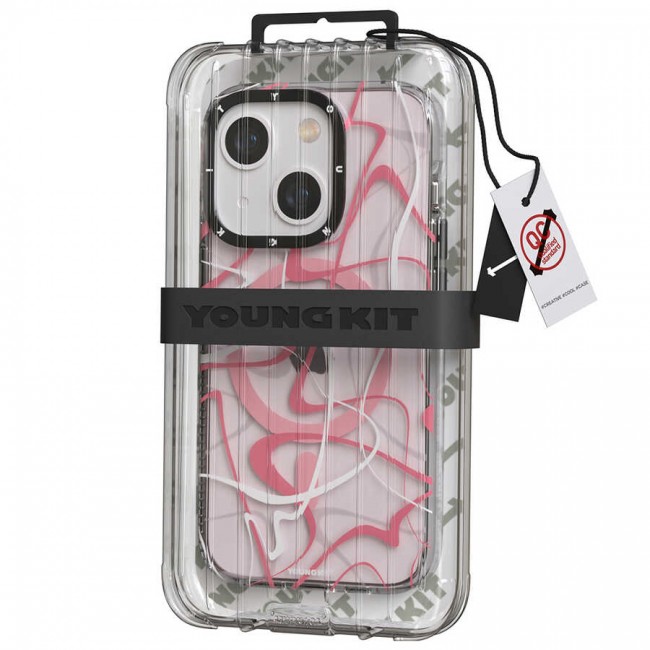 Apple iPhone 13 Kılıf Magsafe Şarj Özellikli Youngkit Water-Ink Serisi Kapak Apple iPhone 13 Kılıf Magsafe Şarj Özellikli Youngkit Water-Ink Serisi Kapak