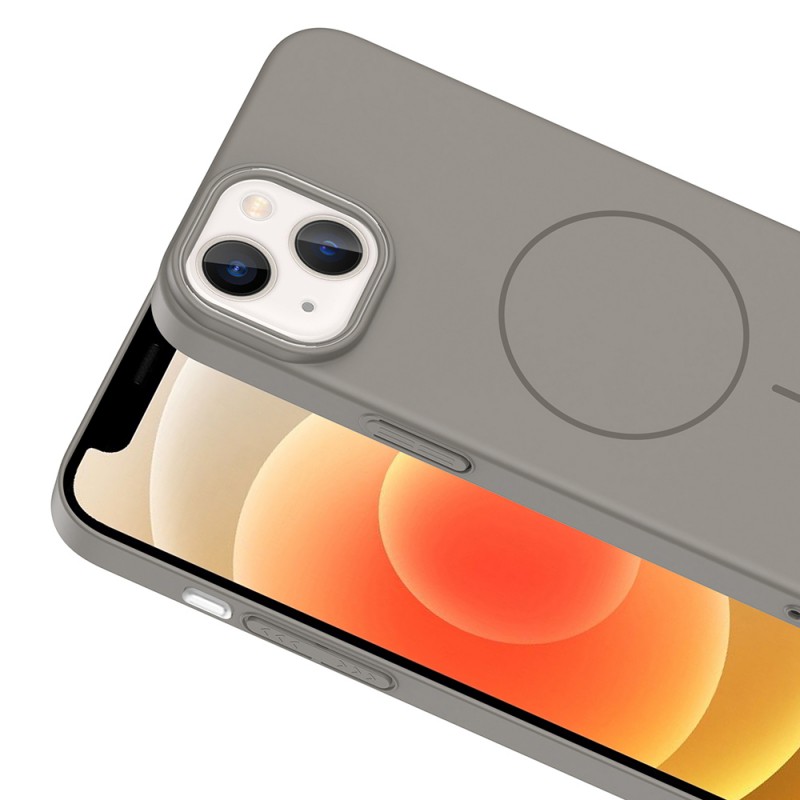 Bal-z Apple iPhone 13 Kılıf M-safe Şarj Özellikli Zore Ruby Sert Kapak