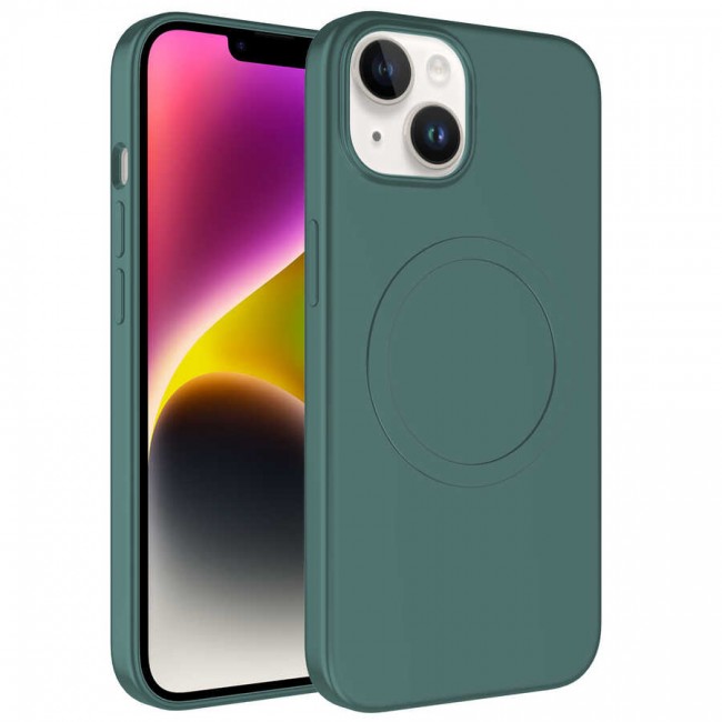 Apple iPhone 13 Kılıf Magsafe Wireless Şarj Özellikli Pastel Renk Silikon Zore Plas Kapak Apple iPhone 13 Kılıf Magsafe Wireless Şarj Özellikli Pastel Renk Silikon Zore Plas Kapak