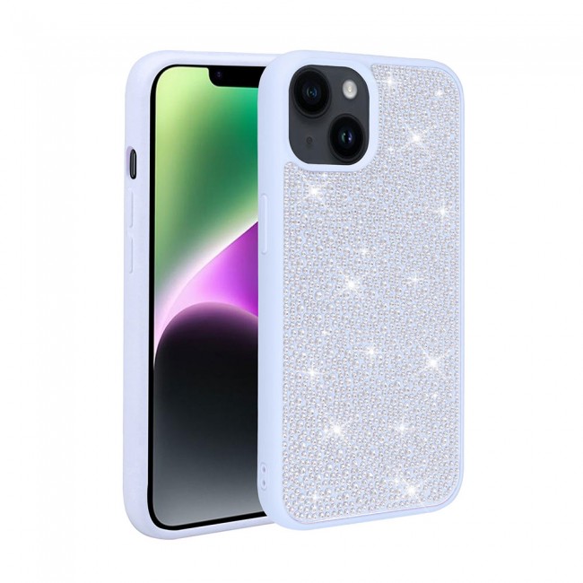 Apple iPhone 13 Kılıf Parlak Taşlı Tasarım Zore Ston Kapak Apple iPhone 13 Kılıf Parlak Taşlı Tasarım Zore Ston Kapak