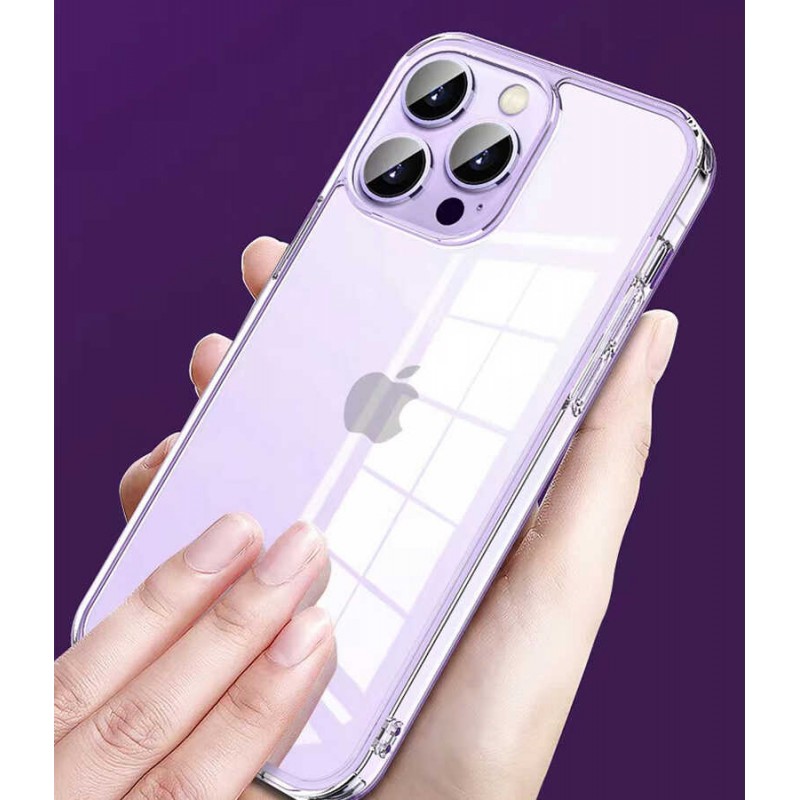 Bal-z Apple iPhone 13 Kılıf Şeffaf Airbag Tasarımlı ​​​​​Wiwu ZCC-108 Concise Serisi Kapak