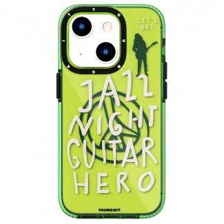 Apple iPhone 13 Kılıf Şeffaf Renkli Yazı Temalı Tasarım YoungKit Jazz Serisi Kapak Apple iPhone 13 Kılıf Şeffaf Renkli Yazı Temalı Tasarım YoungKit Jazz Serisi Kapak