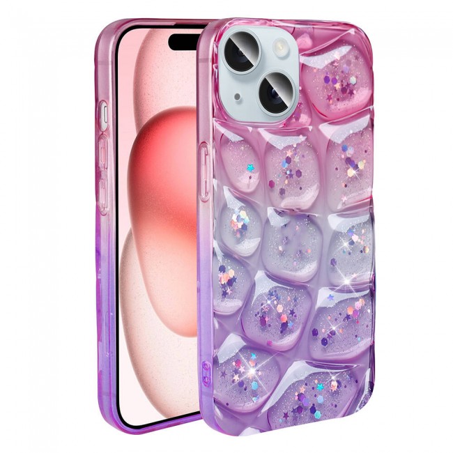 Apple iPhone 13 Kılıf Simli 3D Desenli Zore Hacar Kapak Apple iPhone 13 Kılıf Simli 3D Desenli Zore Hacar Kapak