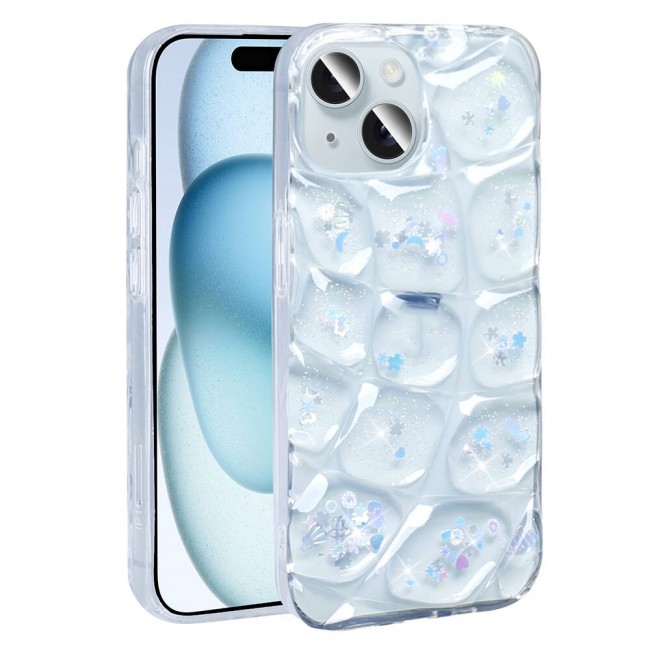 Apple iPhone 13 Kılıf Simli 3D Desenli Zore Hacar Kapak Apple iPhone 13 Kılıf Simli 3D Desenli Zore Hacar Kapak
