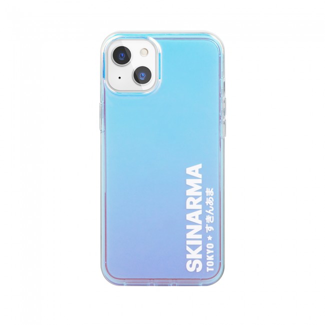 Apple iPhone 13 Kılıf Skinarma IML Baskılı Holografik Kirameku Kapak Apple iPhone 13 Kılıf Skinarma IML Baskılı Holografik Kirameku Kapak