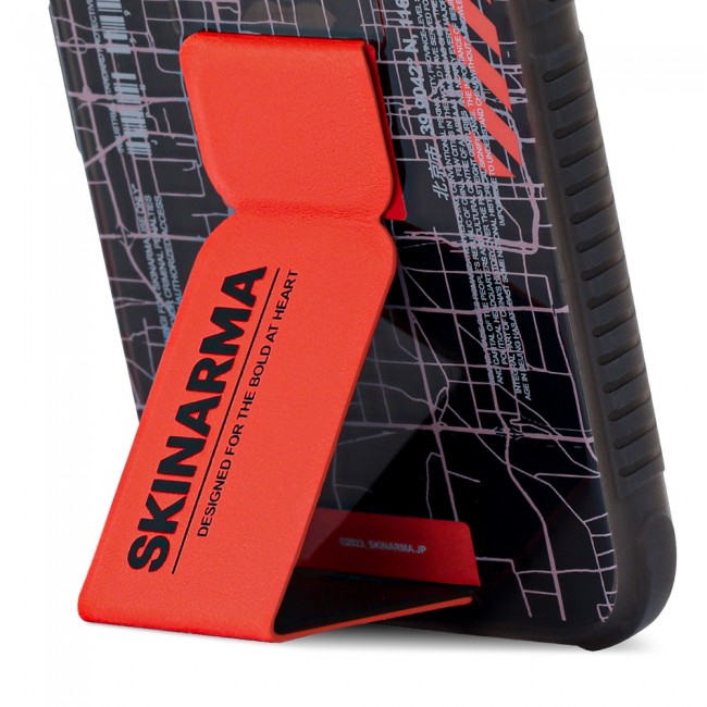 Apple iPhone 13 Kılıf Skinarma Şeffaf Desenli Standlı Ryoiki Kapak Apple iPhone 13 Kılıf Skinarma Şeffaf Desenli Standlı Ryoiki Kapak