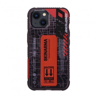 Apple iPhone 13 Kılıf Skinarma Şeffaf Desenli Standlı Ryoiki Kapak Apple iPhone 13 Kılıf Skinarma Şeffaf Desenli Standlı Ryoiki Kapak