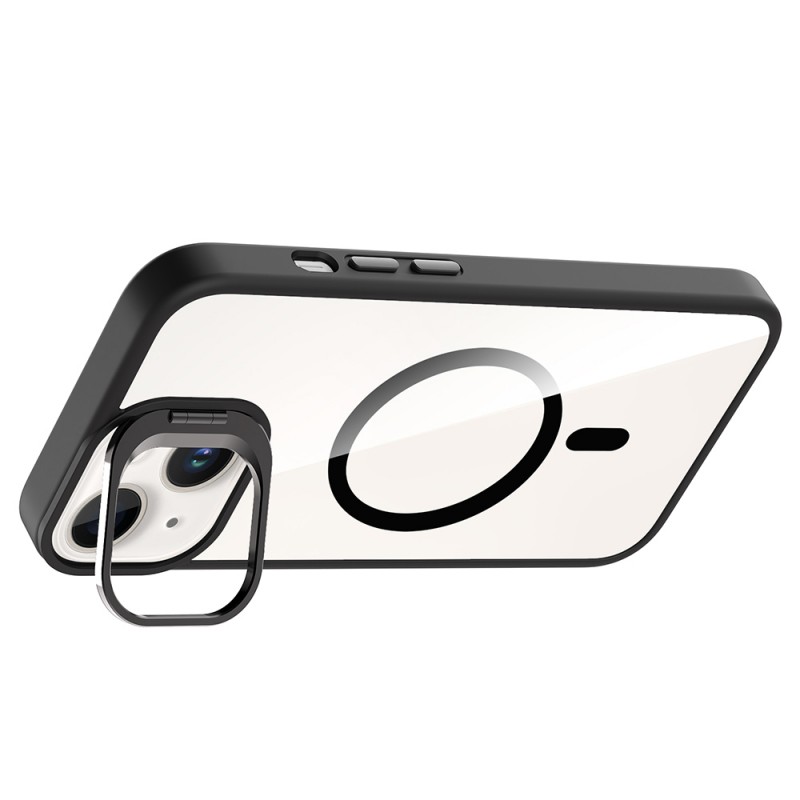 Bal-z Apple iPhone 13 Kılıf Standlı ve Kamera Lens Hediyeli M-Safe Şarj Özellikli Zore Etro Kapak