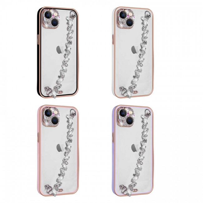 Apple iPhone 13 Kılıf Taş Süslemeli Kamera Korumalı El Tutamaçlı Zore Blazer Kapak Apple iPhone 13 Kılıf Taş Süslemeli Kamera Korumalı El Tutamaçlı Zore Blazer Kapak