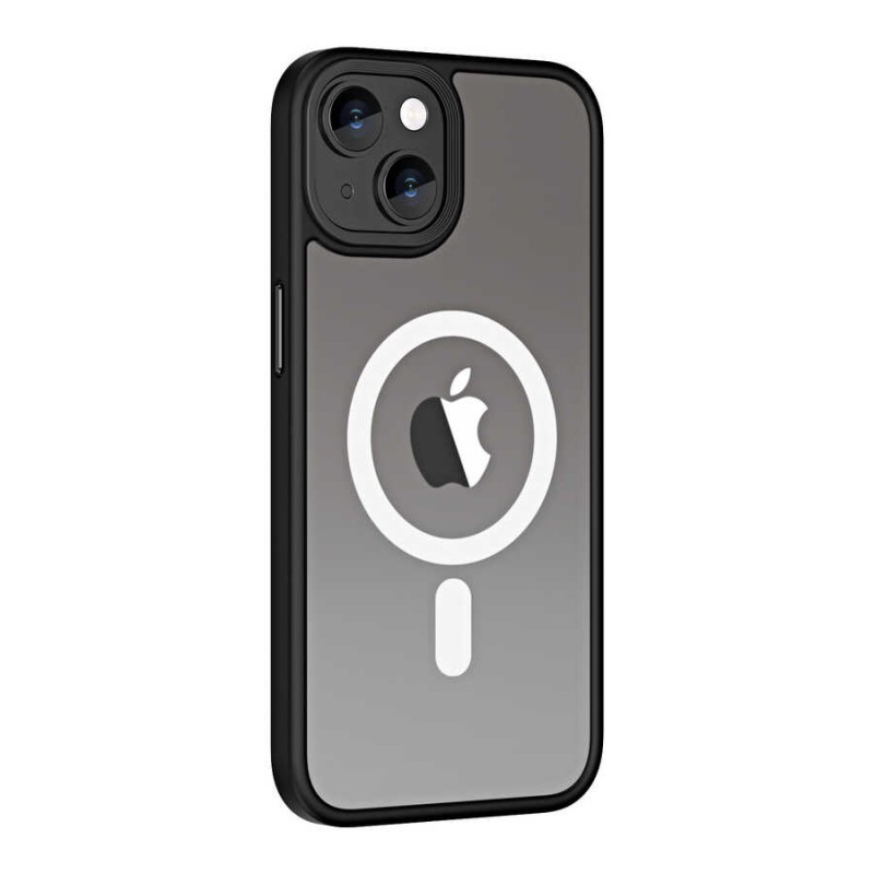 Bal-z Apple iPhone 13 Kılıf Wireless Şarj Özellikli  Hibrit M-safe Kapak