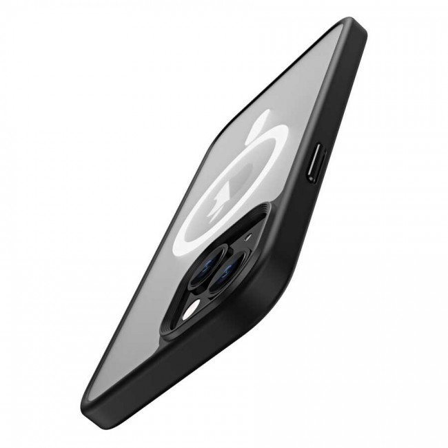 Apple iPhone 13 Kılıf Wireless Şarj Özellikli Zore Hibrit Magsafe Kapak