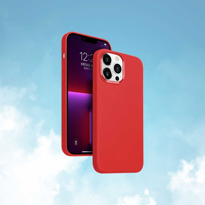 Bal-z Apple iPhone 13 Kılıf Wiwu M-safe Magnetic Silikon Kapak