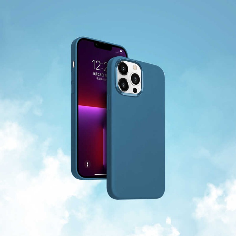 Bal-z Apple iPhone 13 Kılıf Wiwu M-safe Magnetic Silikon Kapak