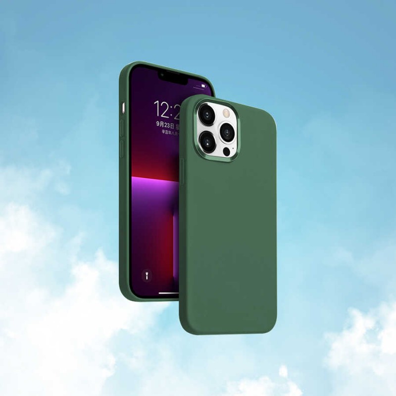 Bal-z Apple iPhone 13 Kılıf Wiwu M-safe Magnetic Silikon Kapak