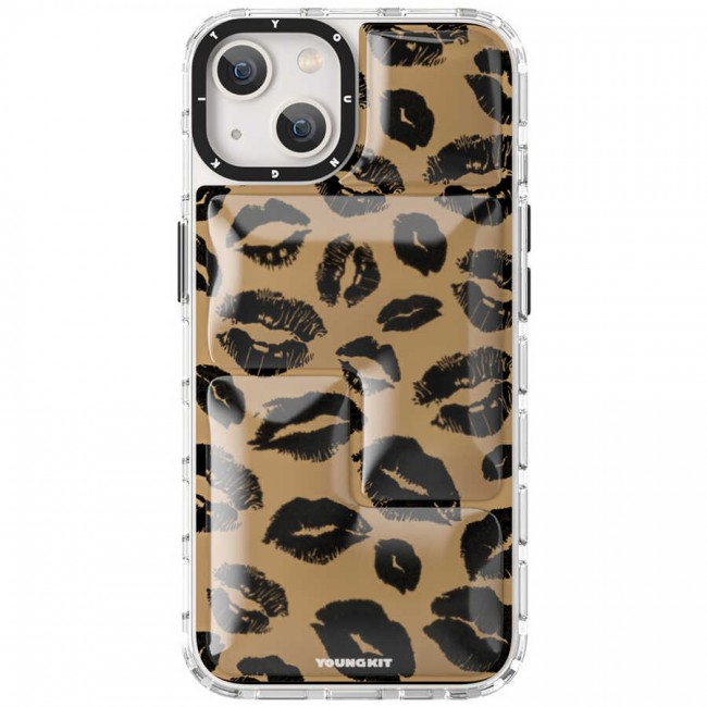 Apple iPhone 13 Kılıf YoungKit Leopard Article Serisi Kapak