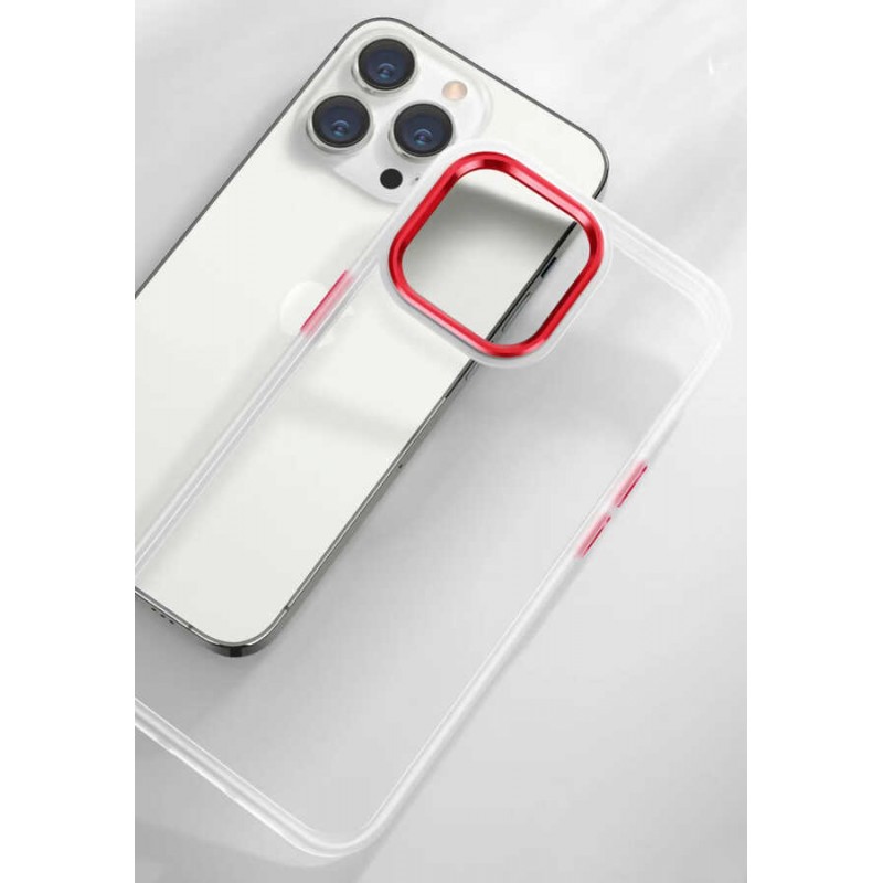 Bal-z Apple iPhone 13 Kılıf  Krom Kapak