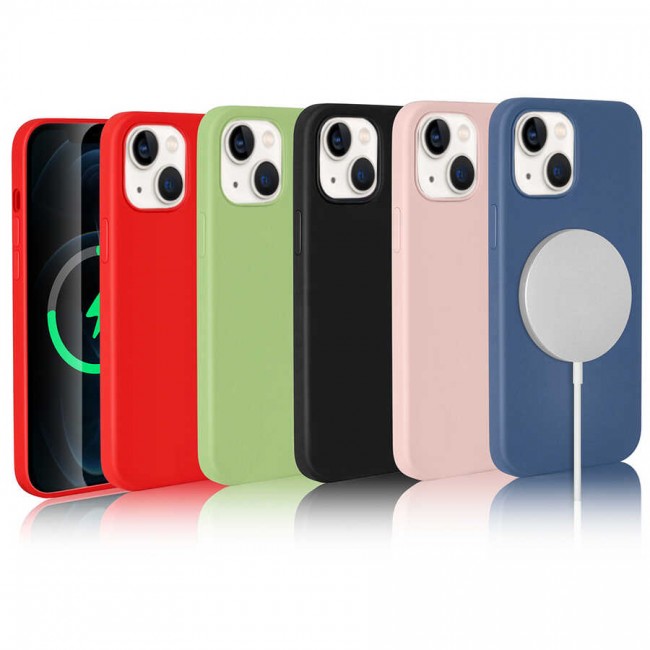 Apple iPhone 13 Kılıf Zore Silksafe Wireless Kapak Apple iPhone 13 Kılıf Zore Silksafe Wireless Kapak