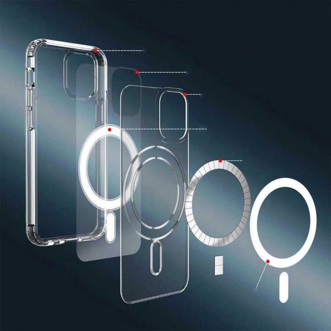 Apple iPhone 13 Kılıf Zore Tacsafe Wireless Kapak Apple iPhone 13 Kılıf Zore Tacsafe Wireless Kapak