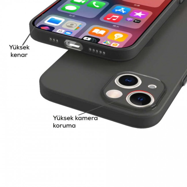 Apple iPhone 13 Kılıf Zore Tiny Kapak Apple iPhone 13 Kılıf Zore Tiny Kapak